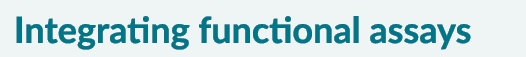 Integrating functional assays