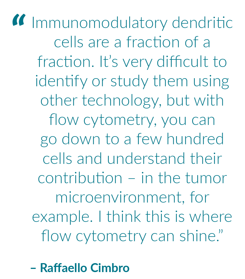 “,Immunomodulatory dendritic cells are a fraction of a fraction. It’s very difficult to identify or study them using ...